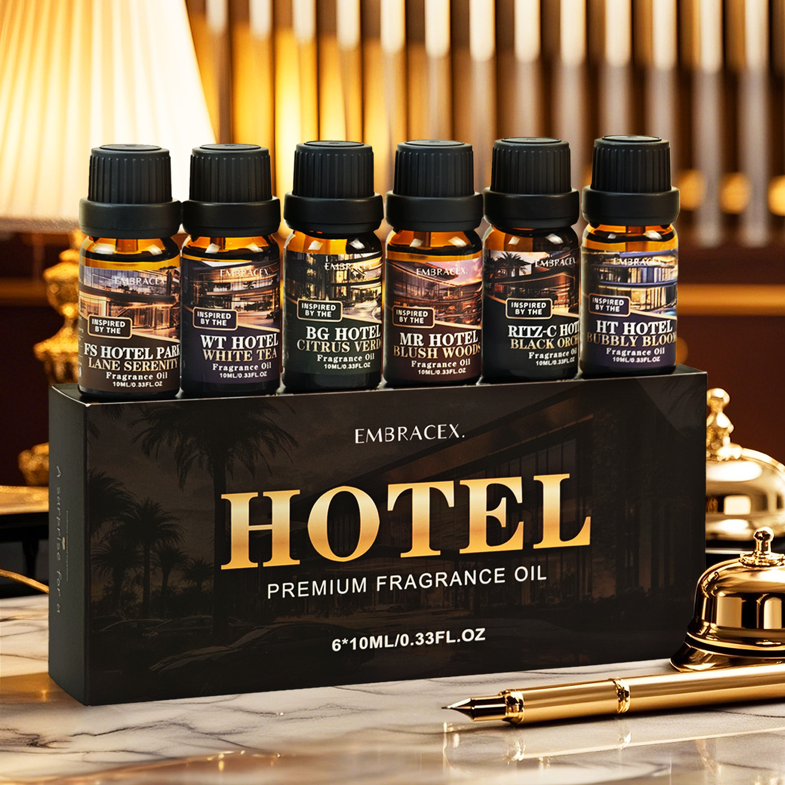 Soap Making Ingredients - 6PC/1Set Hotel Essential Oil Gifts Box