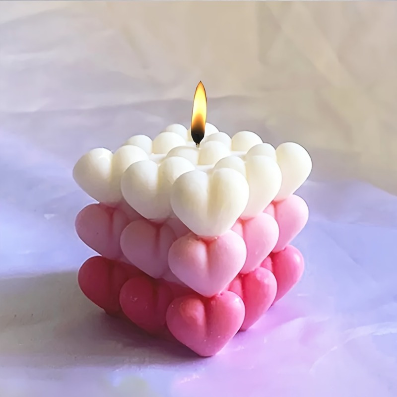 Soap Making Home - New Heart-shaped Magic Ball Silicone Candle