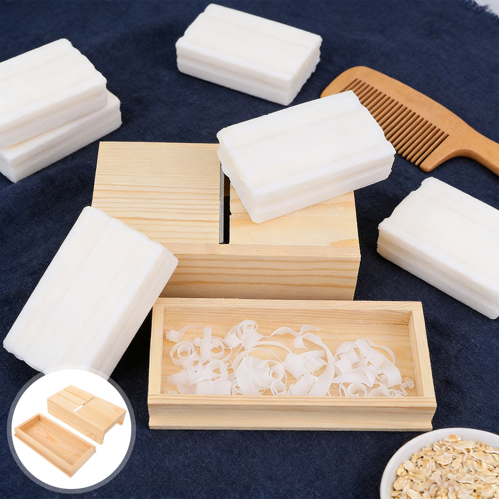 Soap Making Designs - Manual Soap Planer Cutter Box Wooden