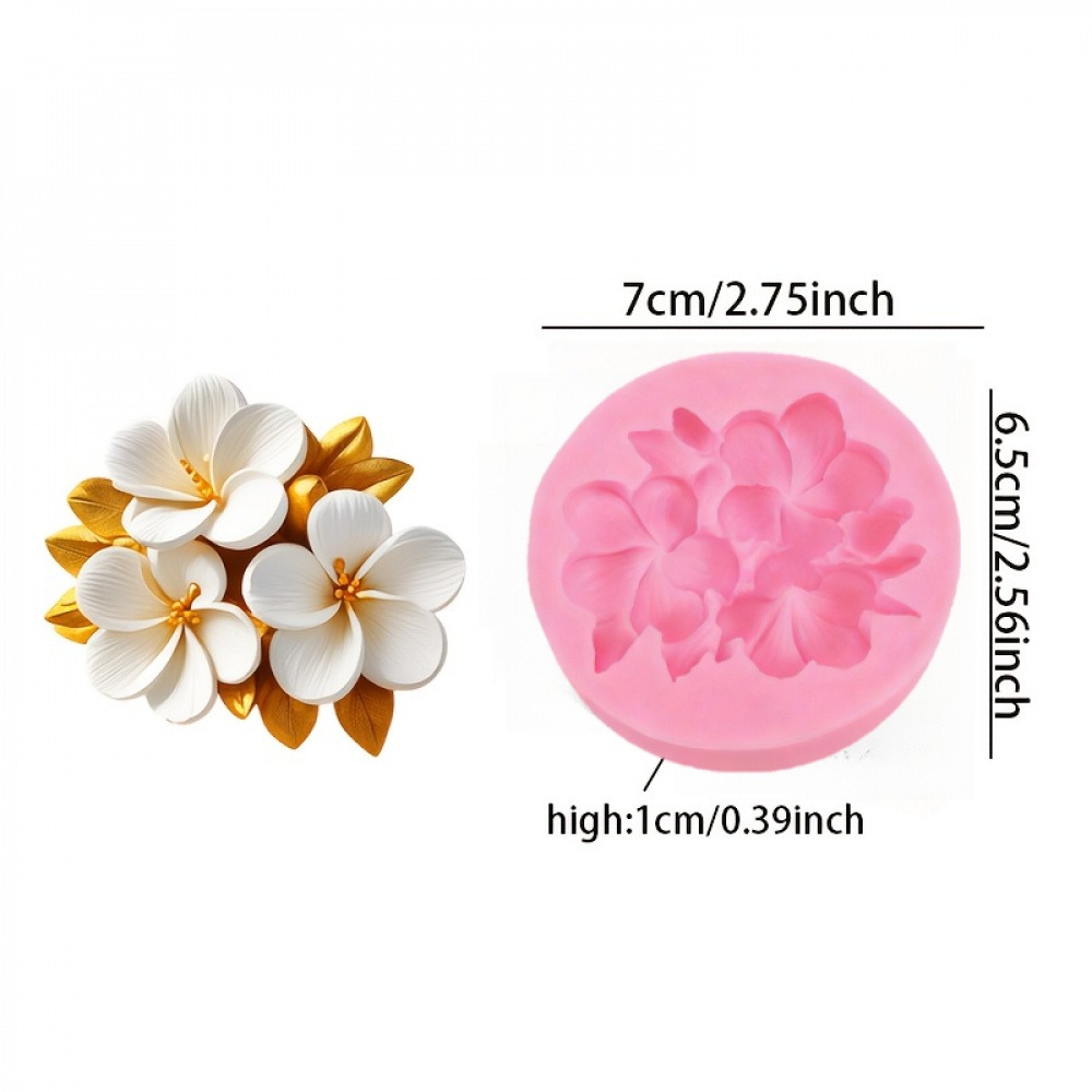 2 Pink Plumeria Silicone Molds - Soap Making Designs avis et prix