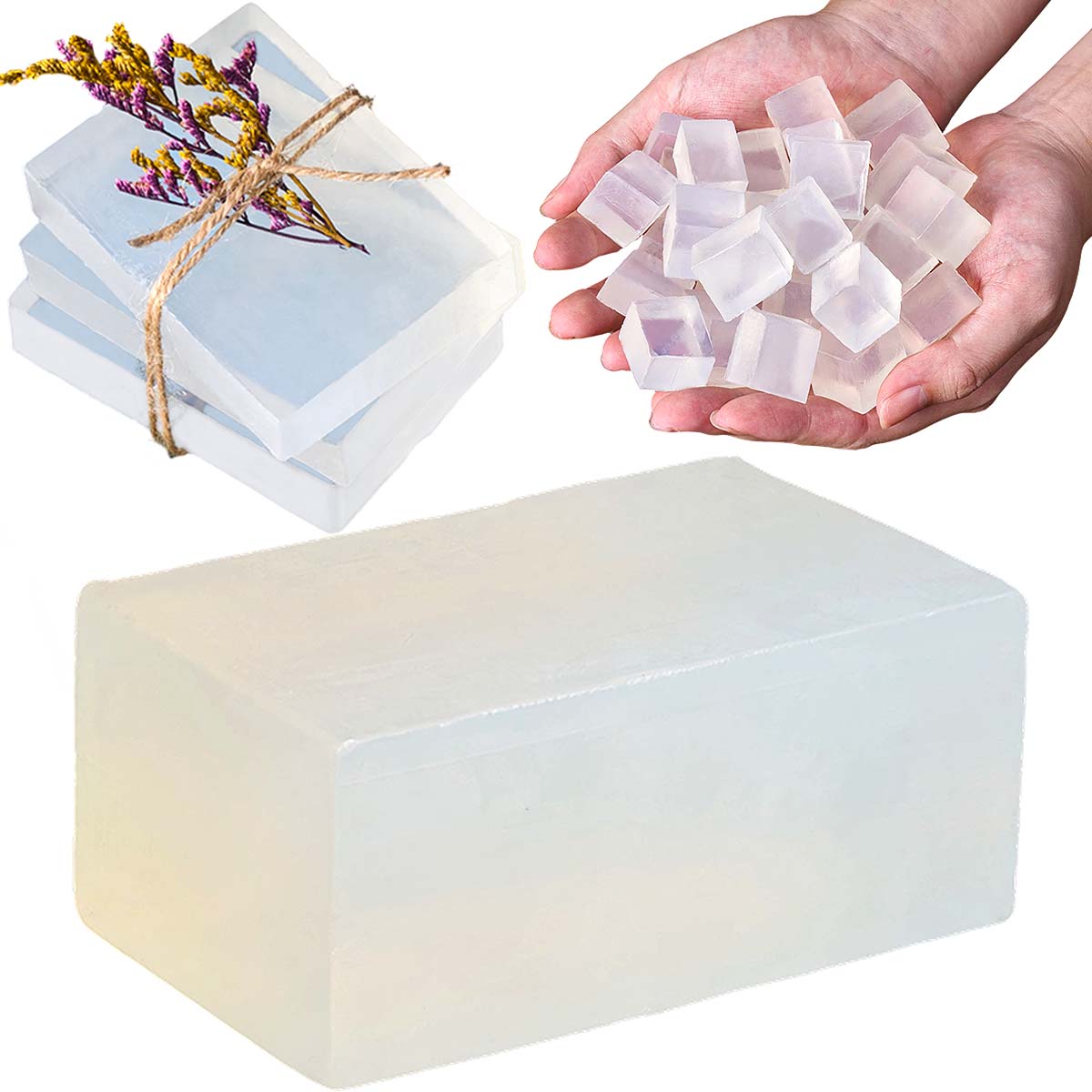 Transparent White Glycerin Soa - Soap Making From Scratch avis et prix