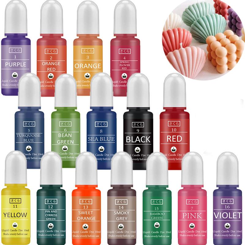 10ml/Bottle Candle Wax Pigment - Soap Making Ingredients avis et prix