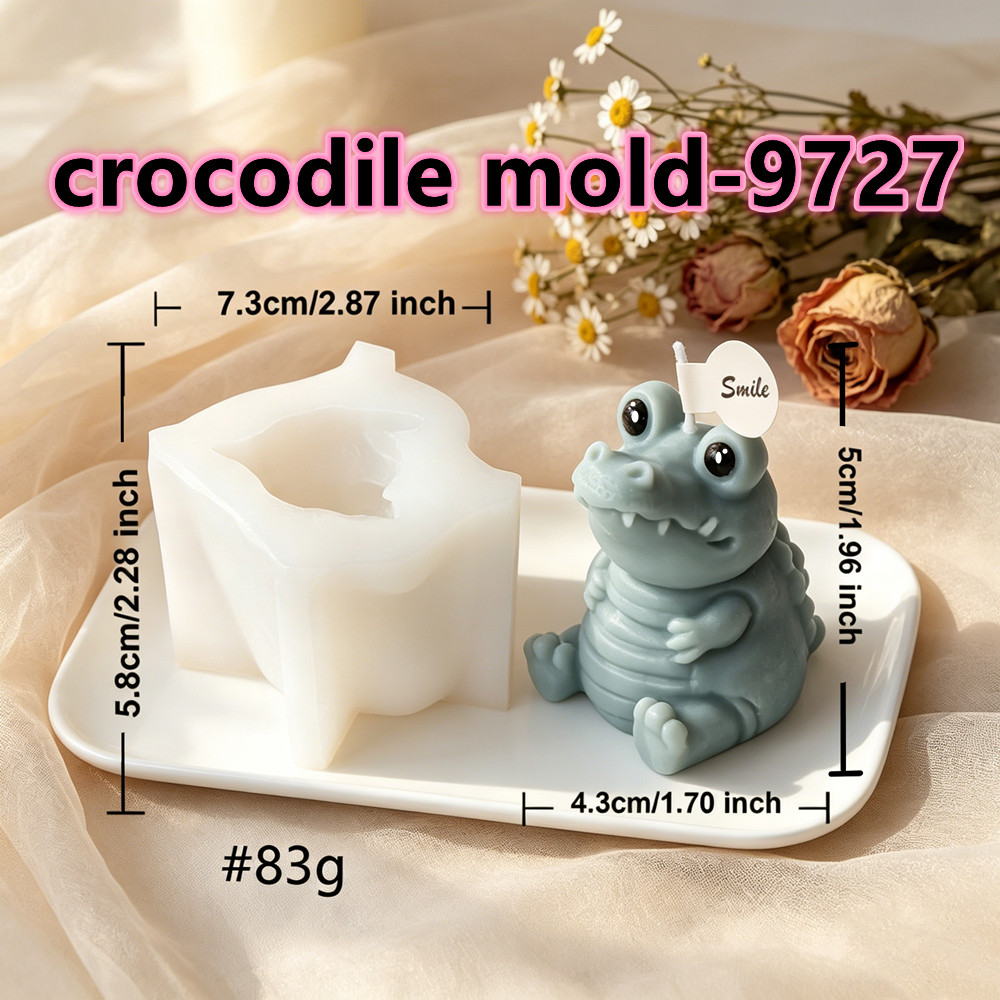 Chibi Crocodile Silicone Candl - Soap Making Designs avis et prix