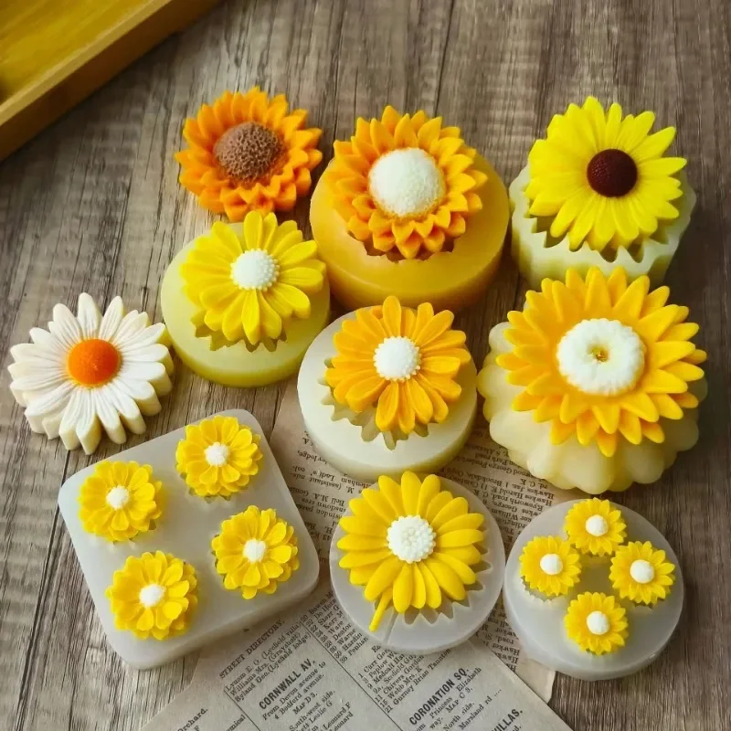 2026-Premium 5Pcs Sunflower Si - Soap Making Designs avis et prix