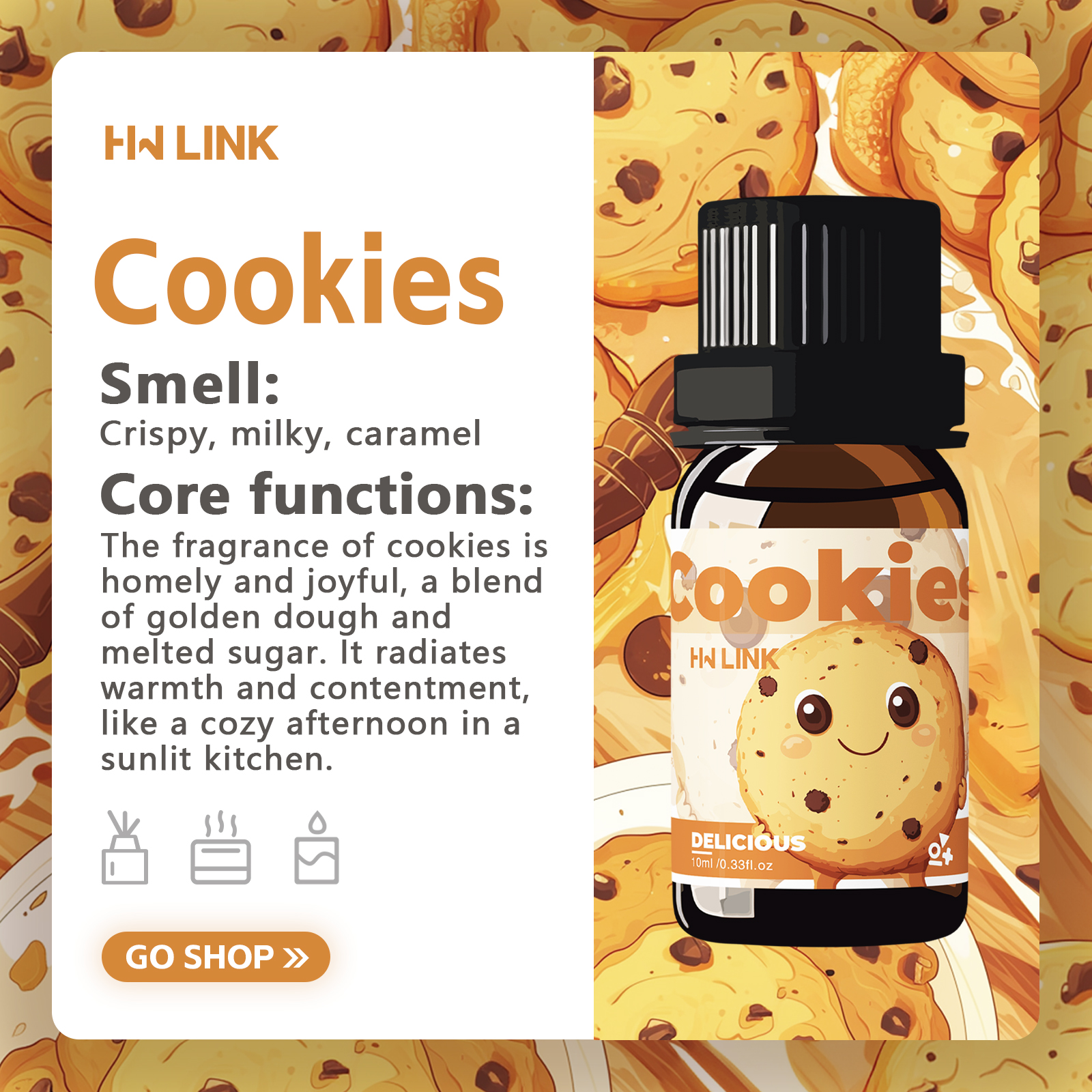 10ml Cookies Essential Oils Pe - Soap Making Ingredients avis et prix