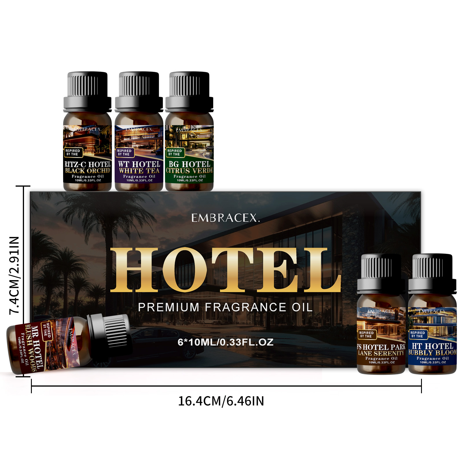 6PC/1Set Hotel Essential Oil G - Soap Making Ingredients avis et prix