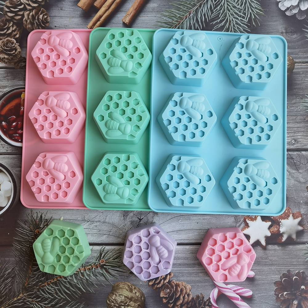 Silicone Hexagonal Bee Soap Mo - Soap Making Lye avis et prix