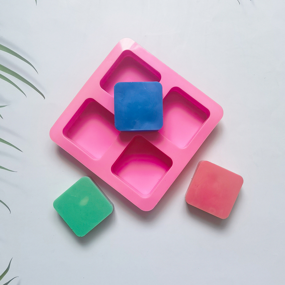 Handmade 4 Holes Square Silico - Soap Making Lye avis et prix