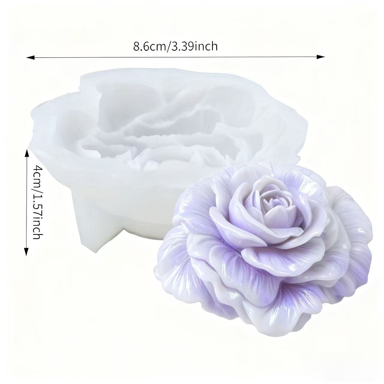 1 Piece 3D Romantic Rose Silic - Soap Making Designs avis et prix