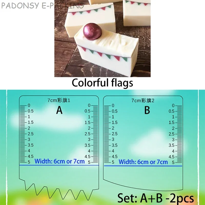 Colored Flag Handmade Soap Scr - Soap Making Designs avis et prix