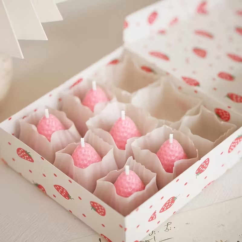 Strawberry Silicone Candle Mol - Soap Making Lye avis et prix