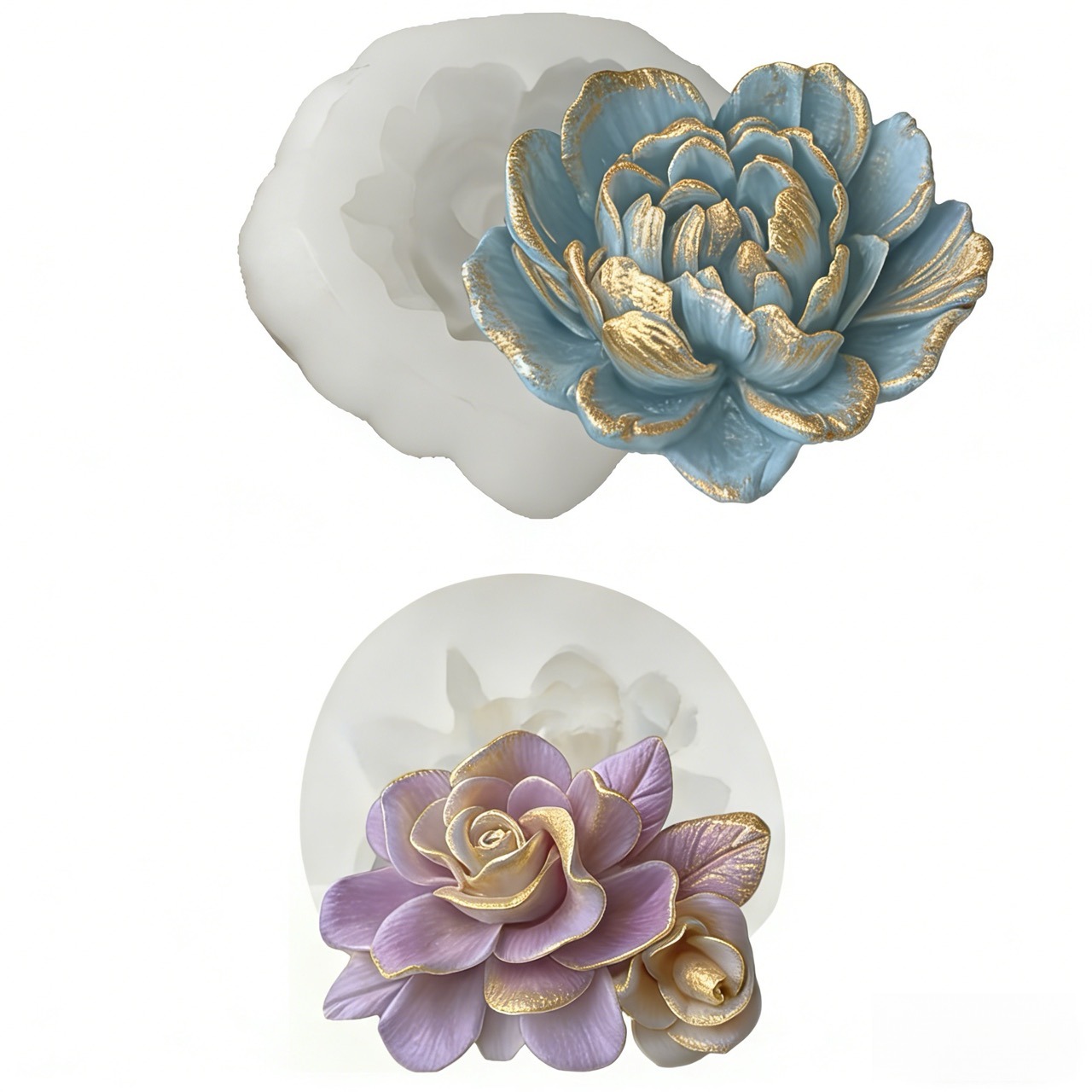 2-Piece 3D Heart-Shaped Garden - Soap Making Designs avis et prix