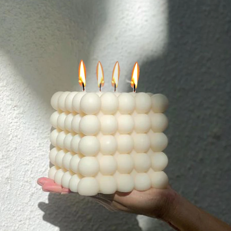 Large Bubble Cube Candles Sili - Soap Making Home avis et prix