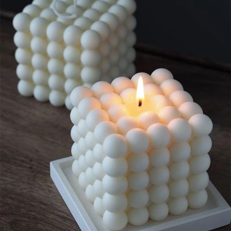 Large Bubble Cube Candles Sili - Soap Making Home avis et prix