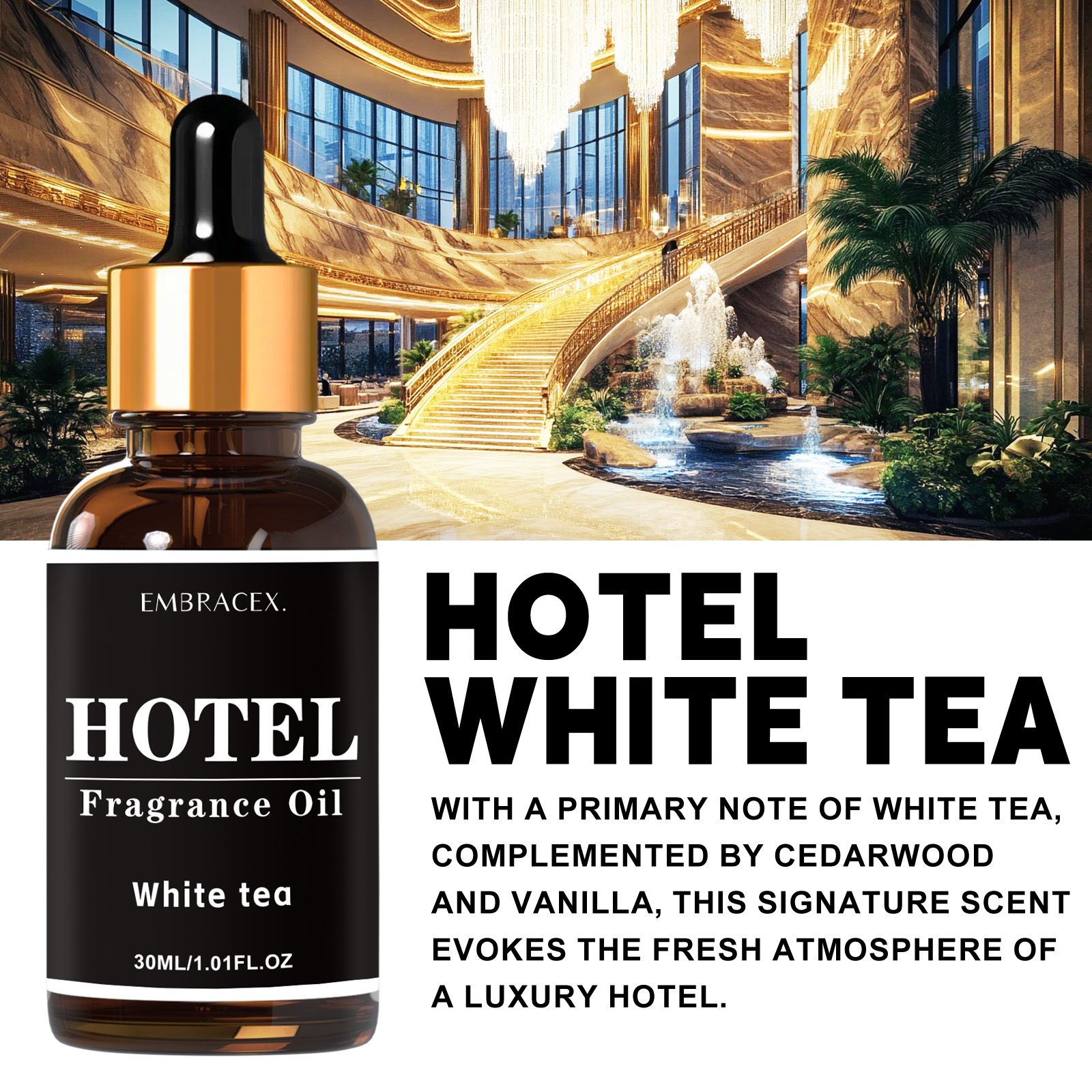 30ml Hotel White Tea Essential - Soap Making Ingredients avis et prix