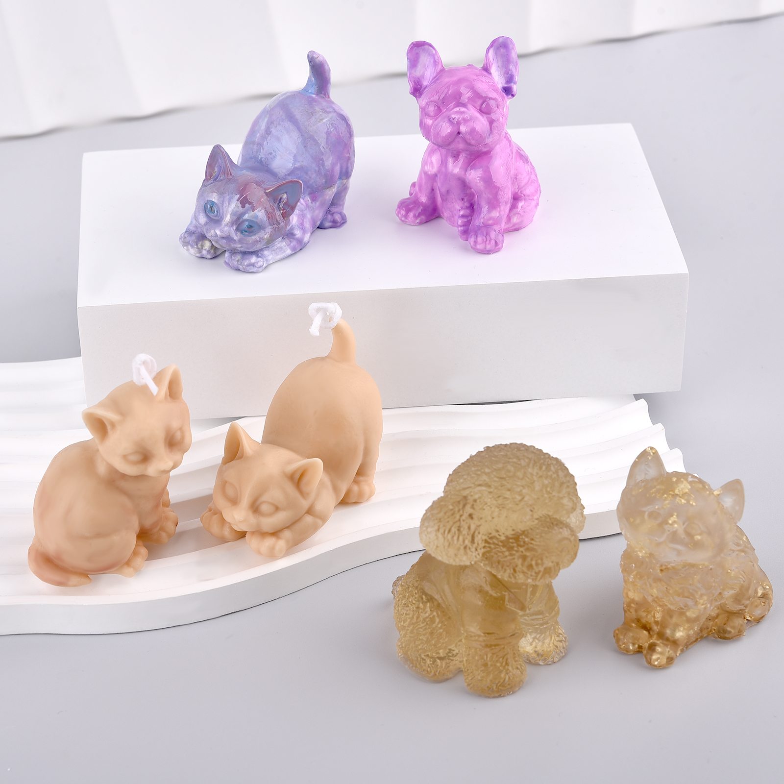 3D Dogs Cats Silicone Mold For - Soap Making Home avis et prix