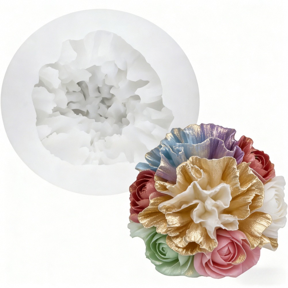3-Piece Silicone Molds for Ros - Soap Making Designs avis et prix