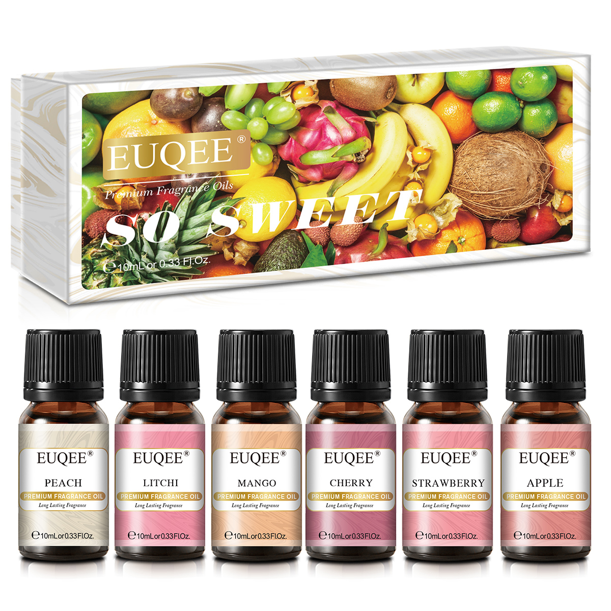 EUQEE 6pcs Fragrance Oils Set  - Soap Making Ingredients avis et prix