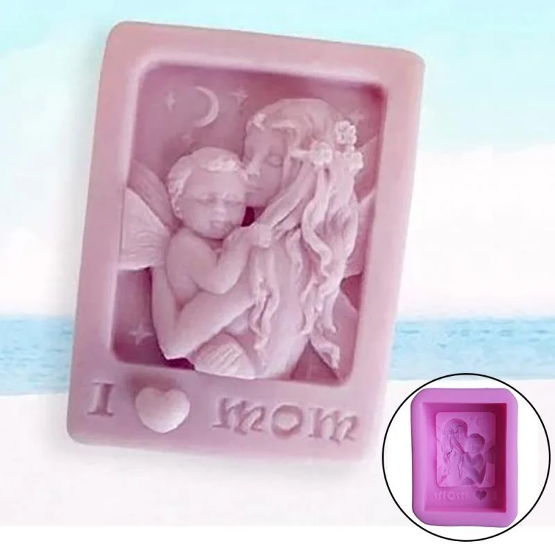 1Pc Mother Holding Baby Love M - Soap Making Lye avis et prix