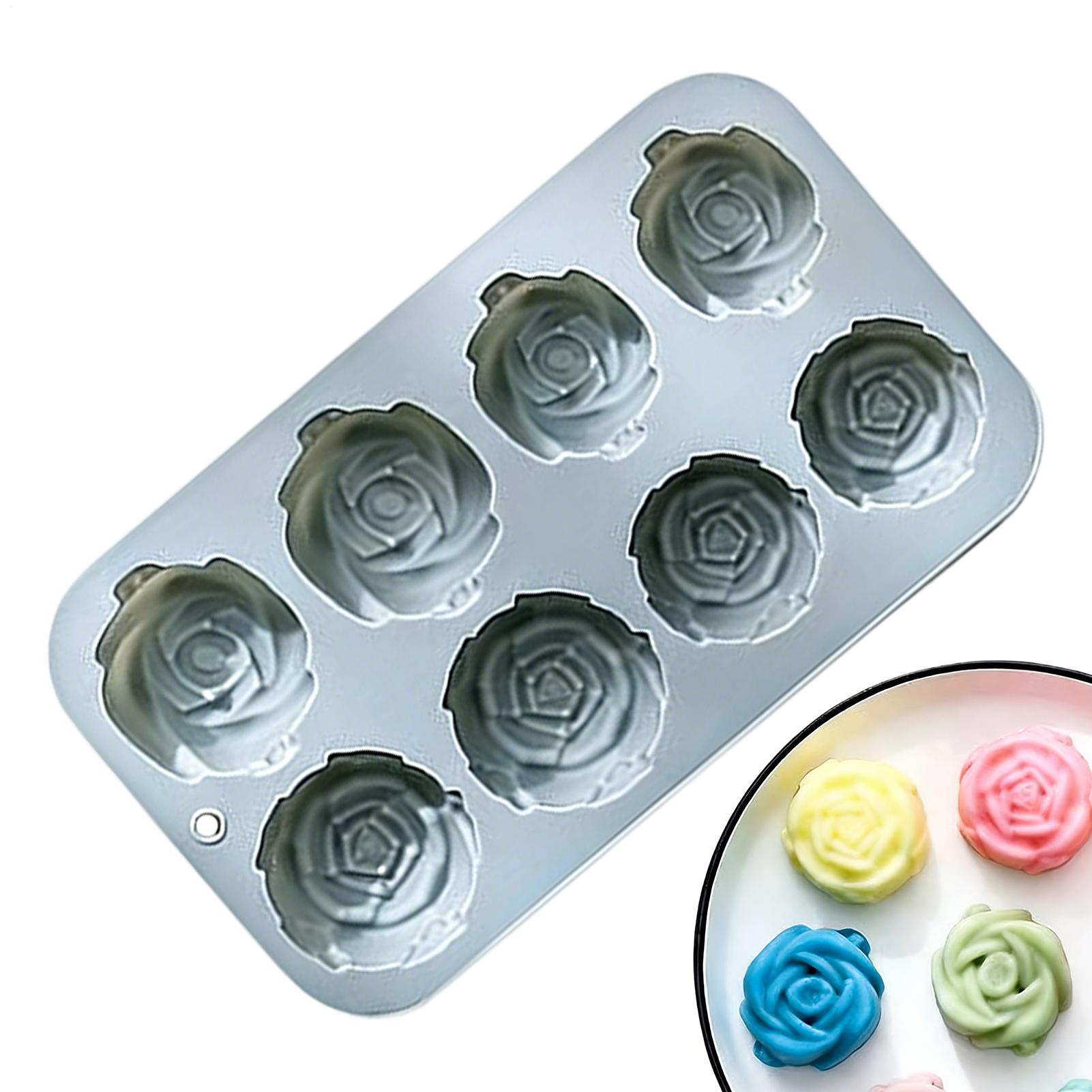 8 Holes Rose Flower Silicone M - Soap Making Home avis et prix