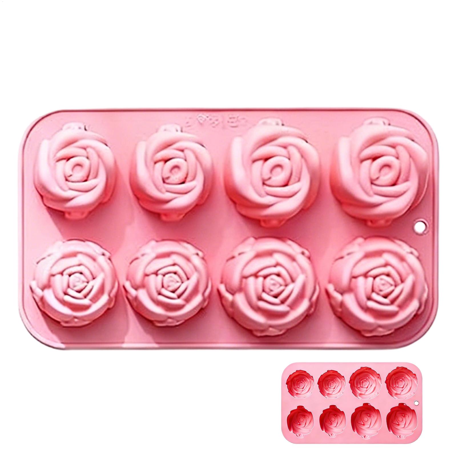 8 Holes Rose Flower Silicone M - Soap Making Home avis et prix