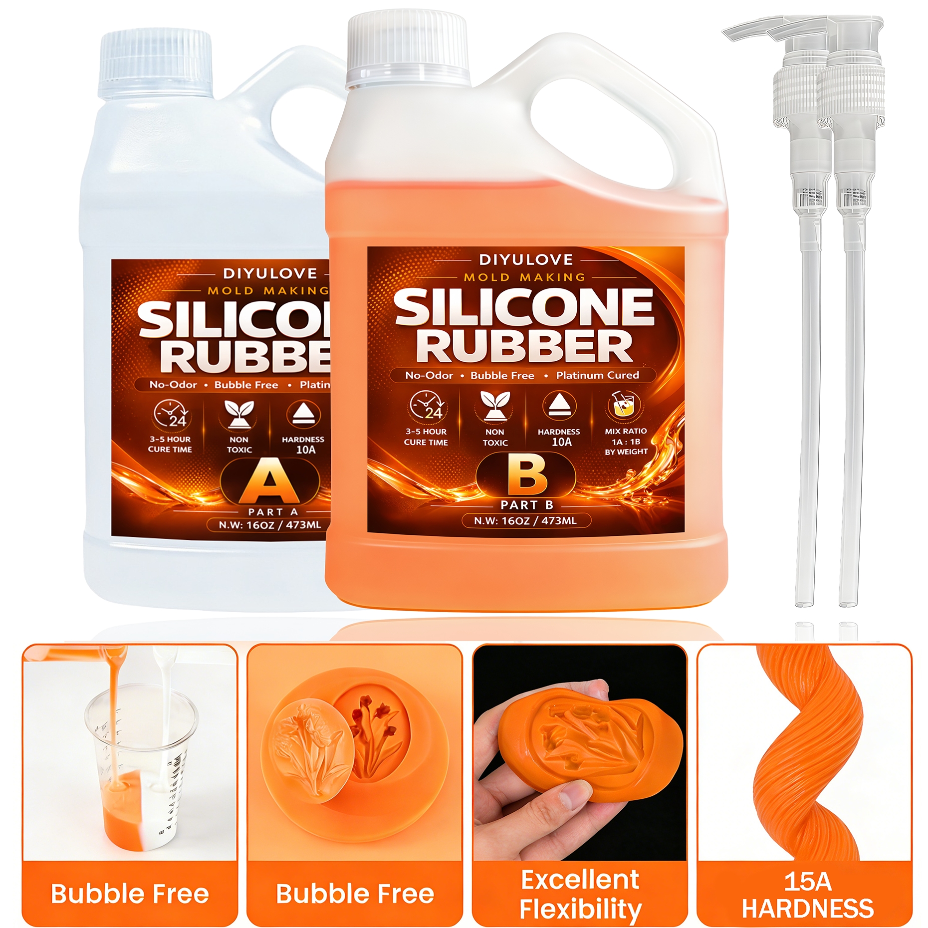 Liquid Silicone Rubber Kit,Hig - Soap Making Ingredients avis et prix