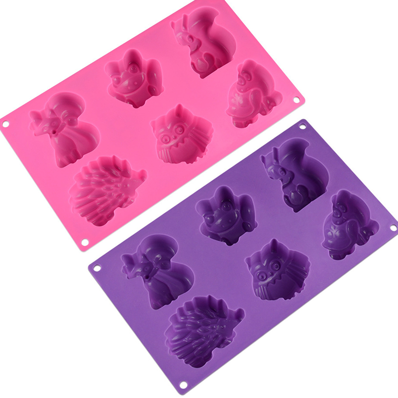 1Pcs Forest Animals Silicone S - Soap Making Websites avis et prix