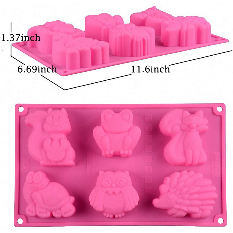 1Pcs Forest Animals Silicone S - Soap Making Websites avis et prix