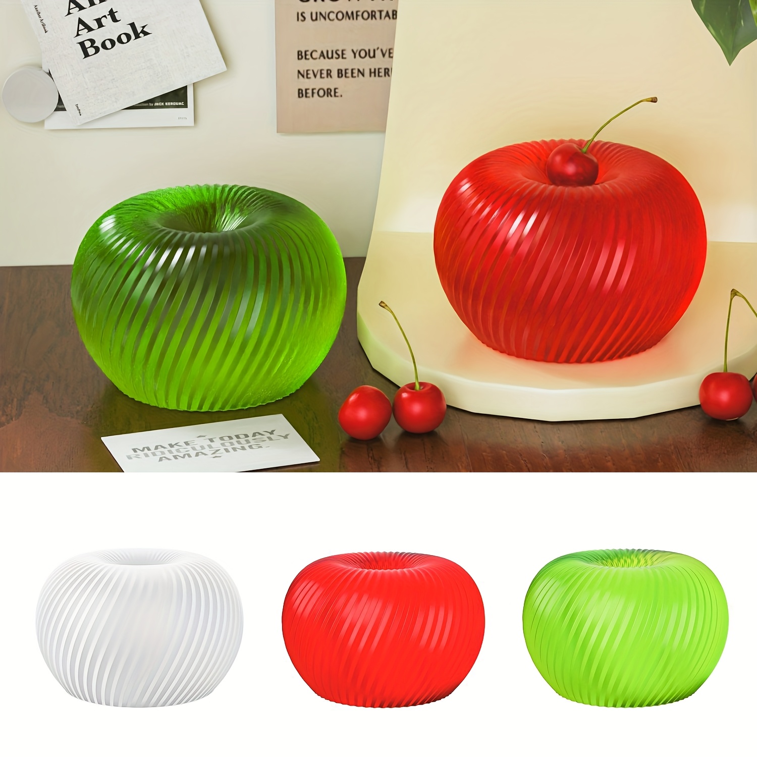 A trendy red apple silicone mo - Soap Making Lye avis et prix