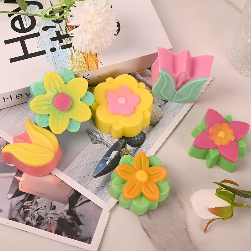 Silicone Flower Cake Molds 6-C - Soap Making Websites avis et prix