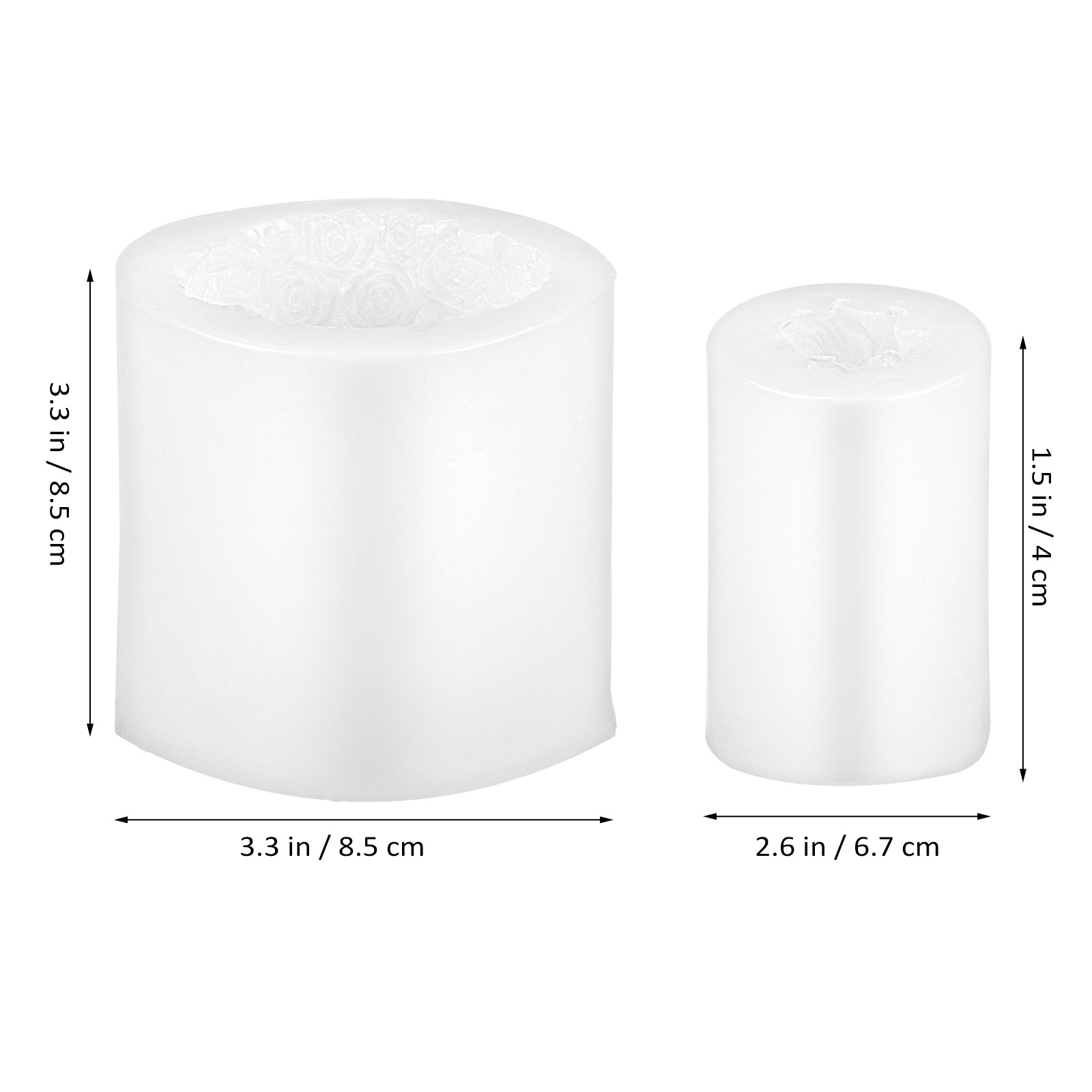 2Pcs Silicone Molds Rose Flowe - Soap Making Designs avis et prix