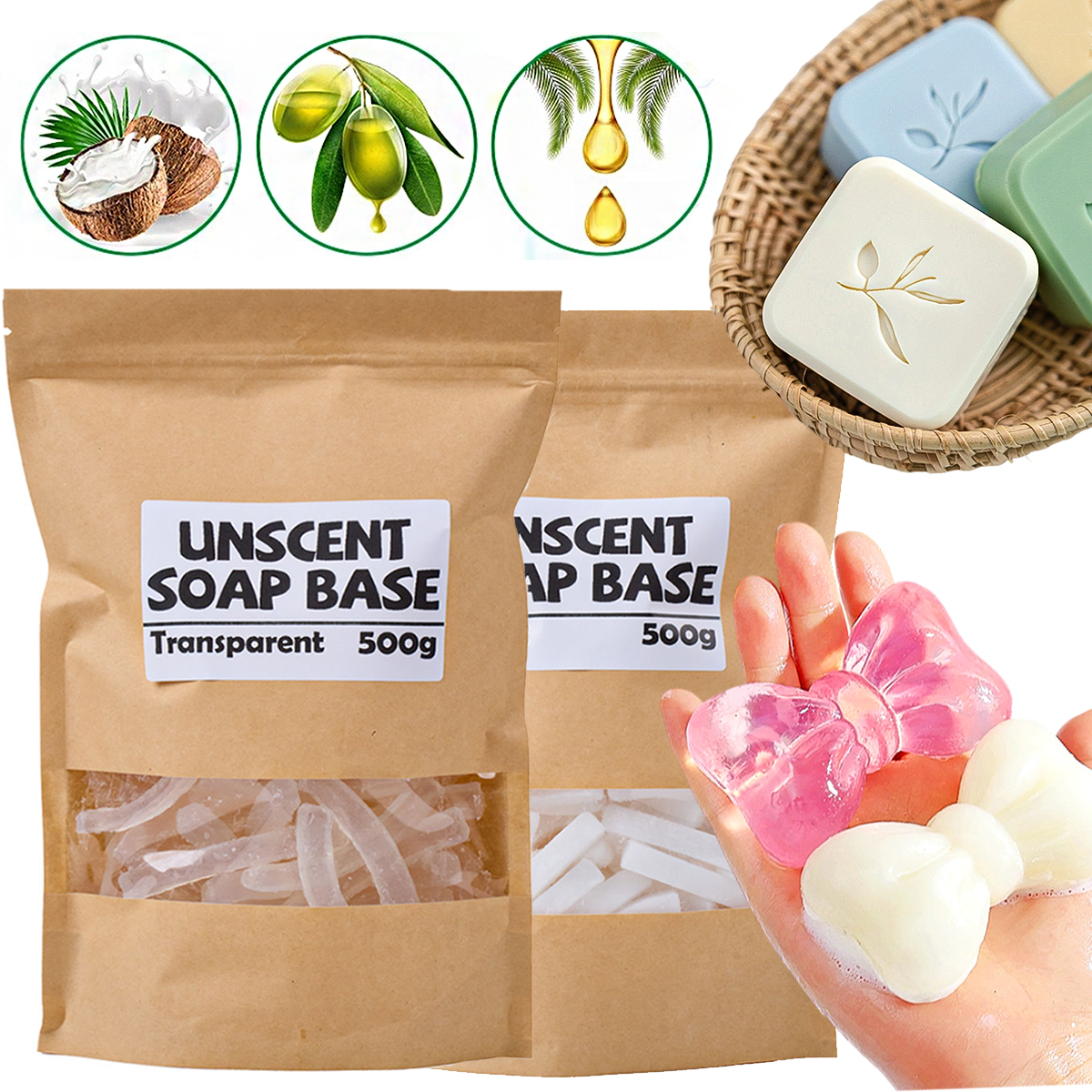 500g/package Handmade Soap Bas - Soap Making From Scratch avis et prix