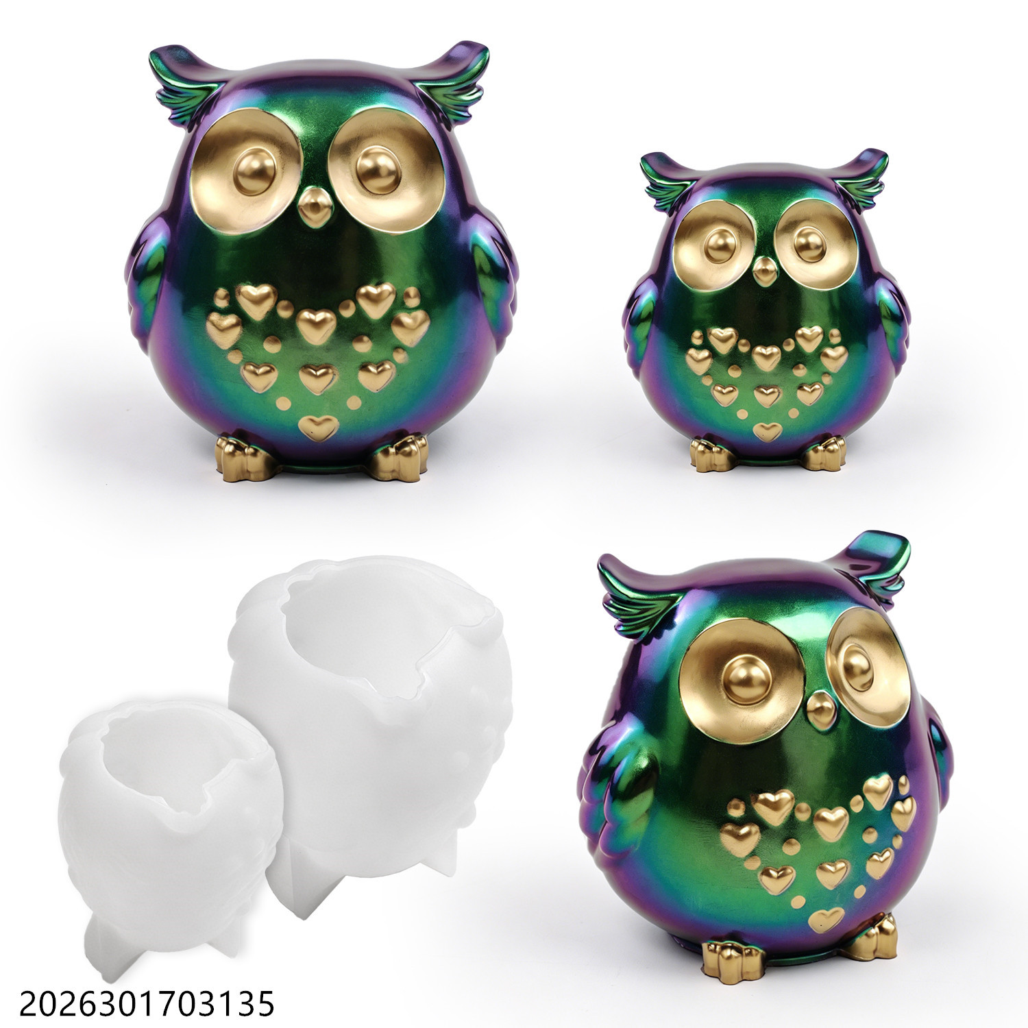 Owl Silicone Mold 3D Bird Shap - Soap Making Lye avis et prix