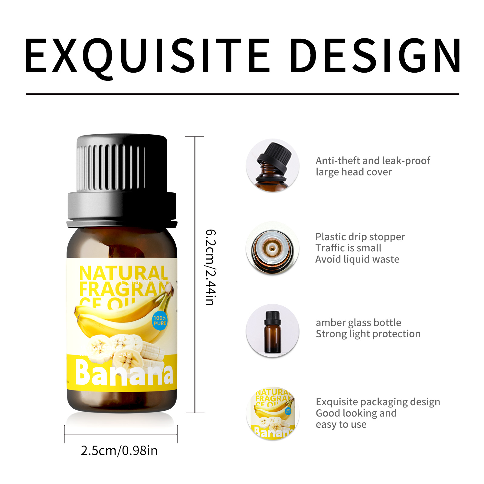 10ml Banana Perfume Oil Fragra - Soap Making Ingredients avis et prix