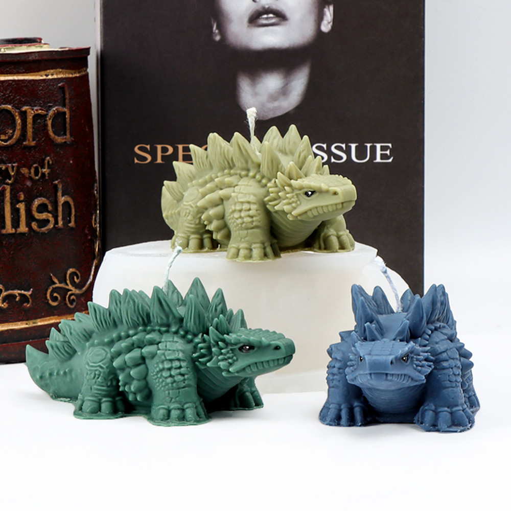 3D Stegosaurus Silicone Candle - Soap Making Designs avis et prix