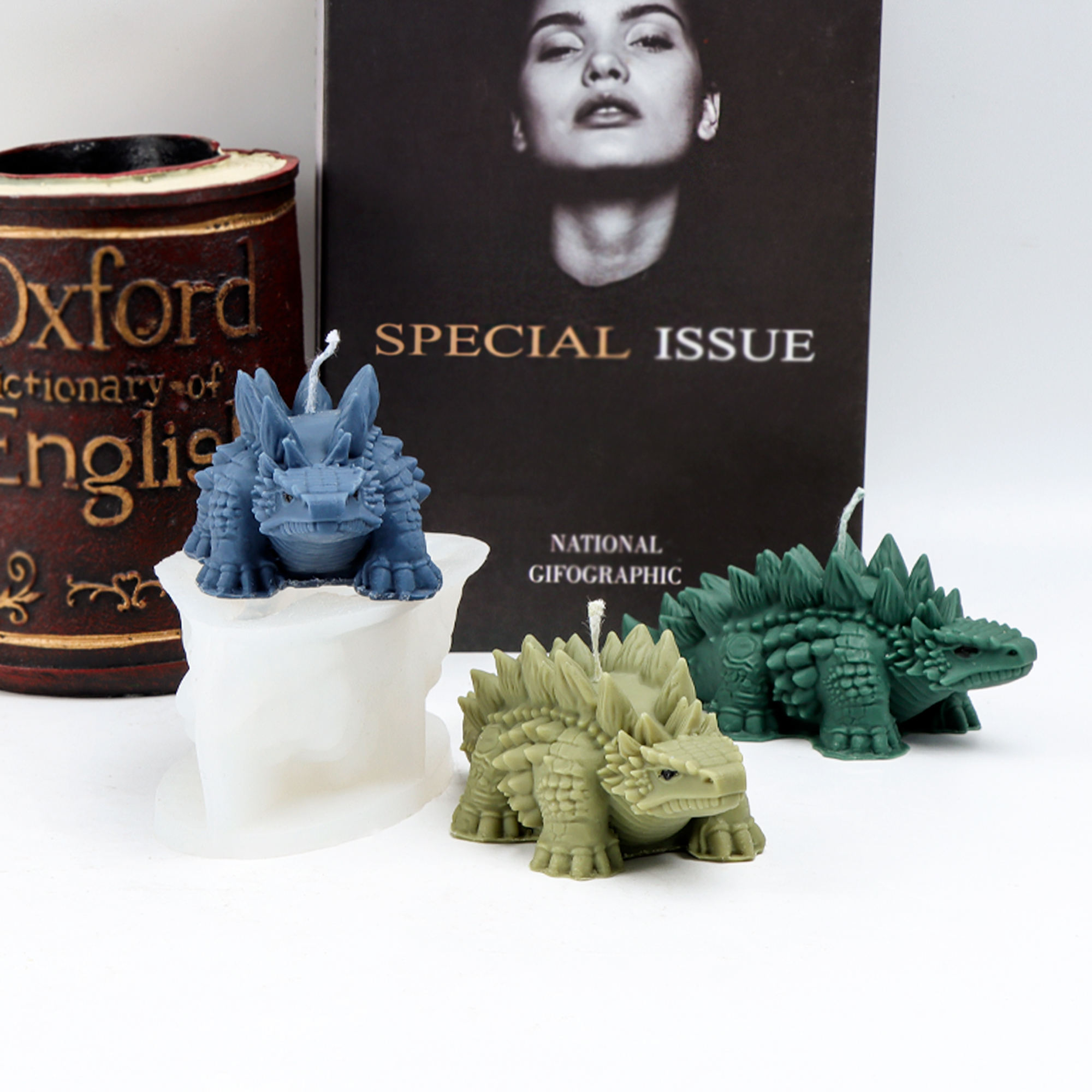 3D Stegosaurus Silicone Candle - Soap Making Designs avis et prix