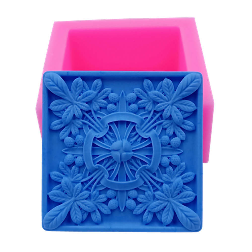 Square Design Soap Molds Flowe - Soap Making Designs avis et prix