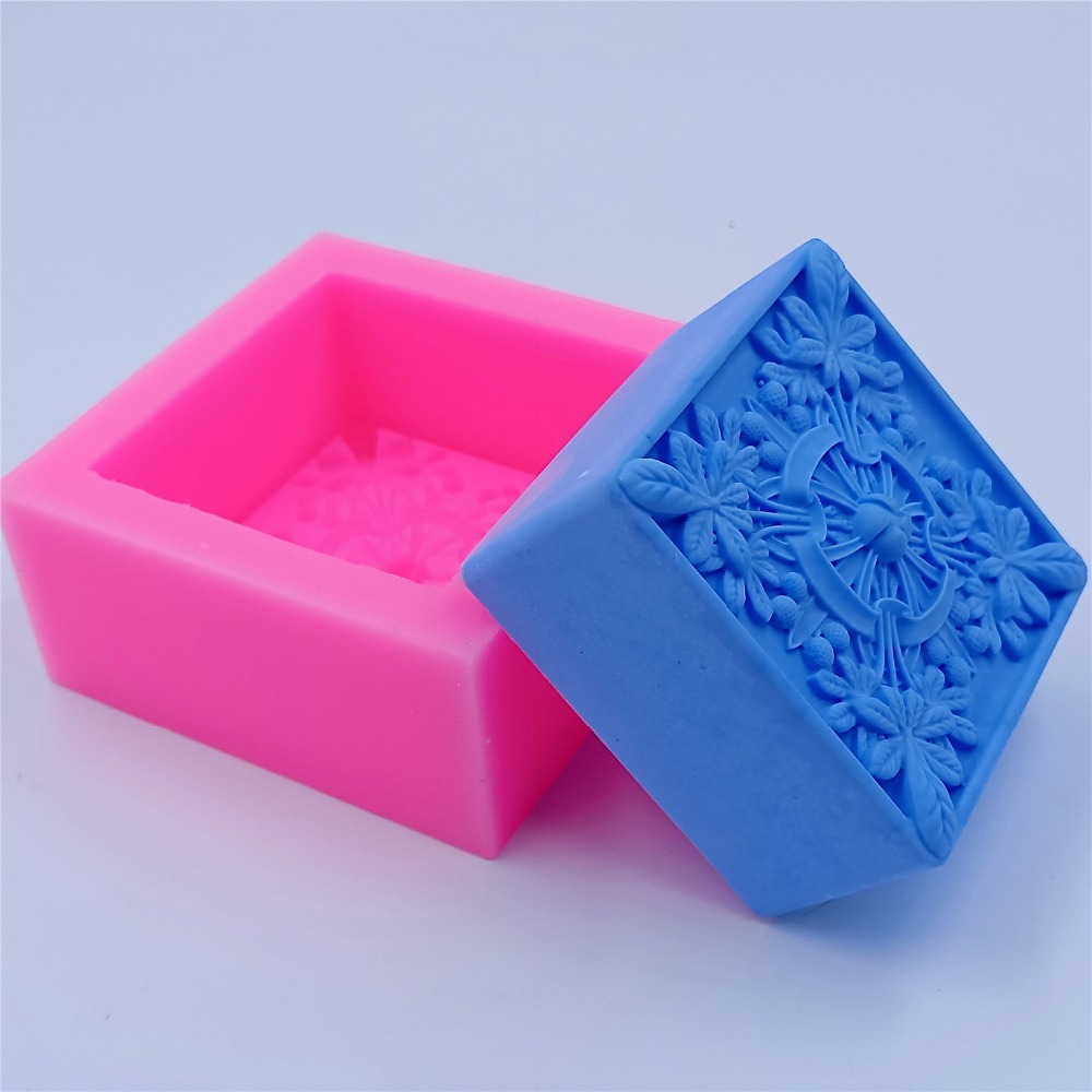 Square Design Soap Molds Flowe - Soap Making Designs avis et prix