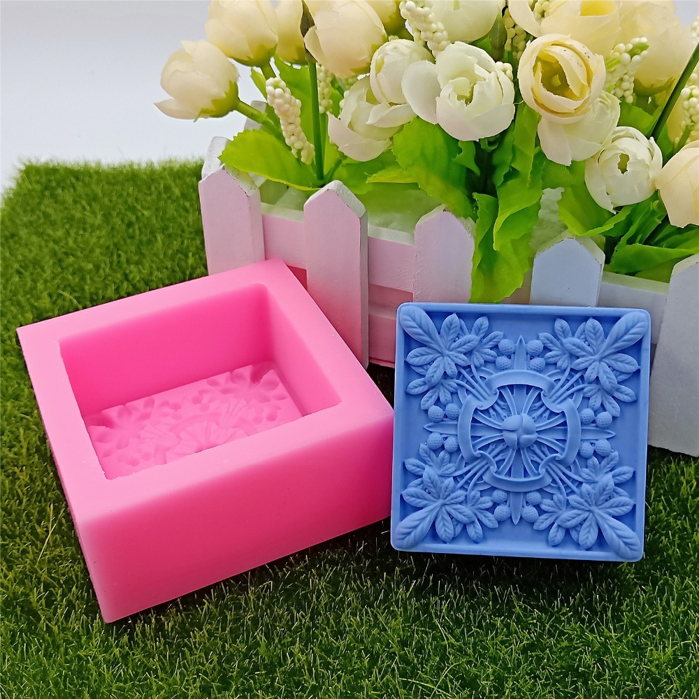Square Design Soap Molds Flowe - Soap Making Designs avis et prix