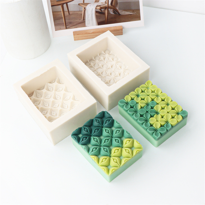 Square Flower Handmade Soap Si - Soap Making Home avis et prix