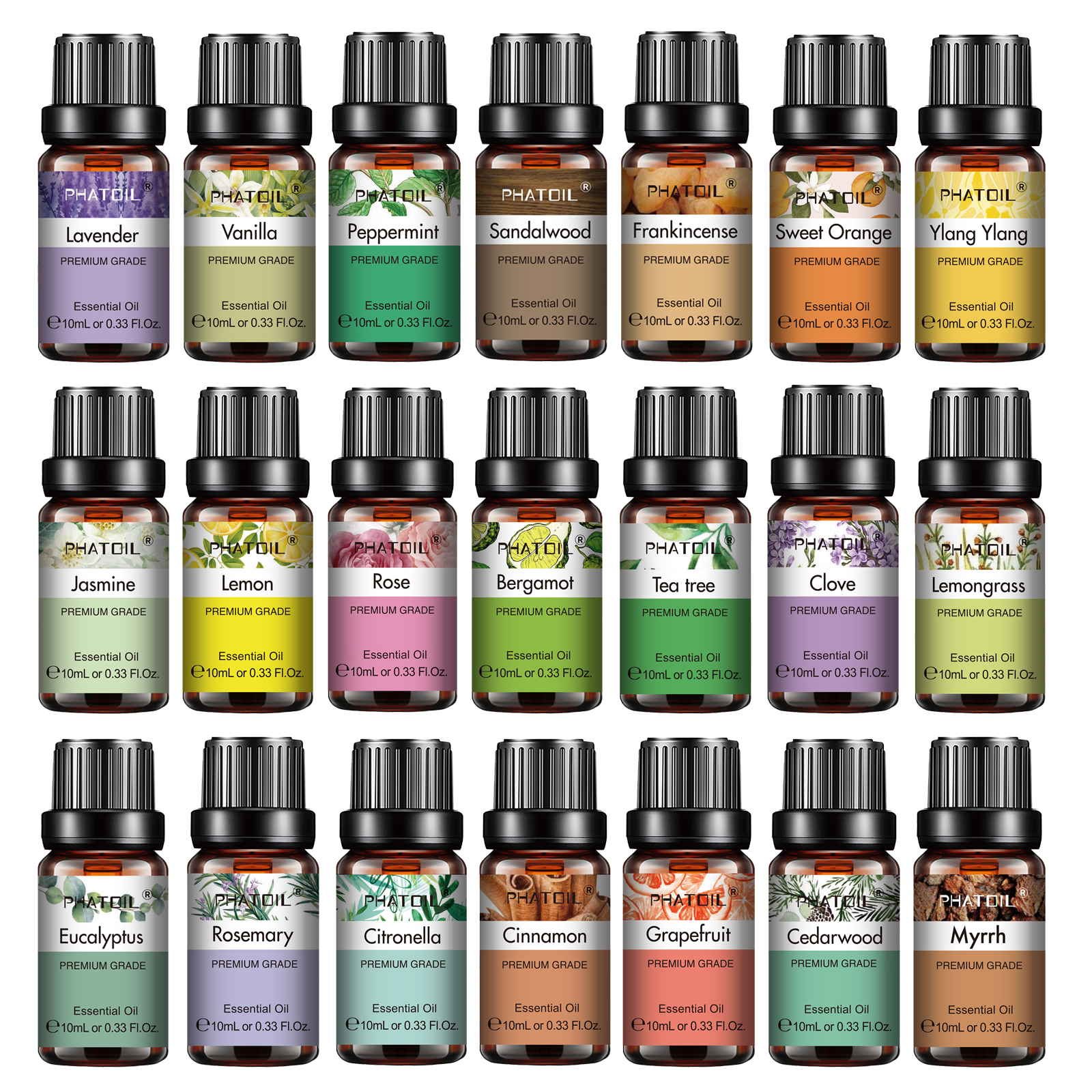PHATOIL 10ml Essential Oils Pu - Soap Making Ingredients avis et prix