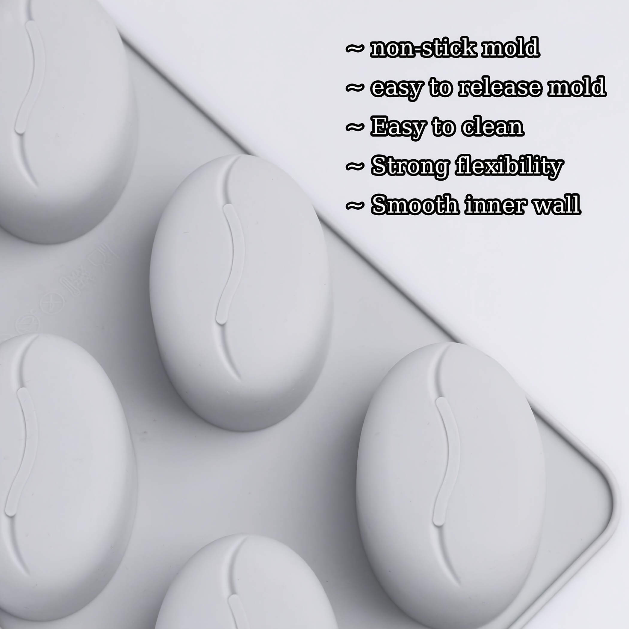 Silicone Mold for Coffee Beans - Soap Making Lye avis et prix