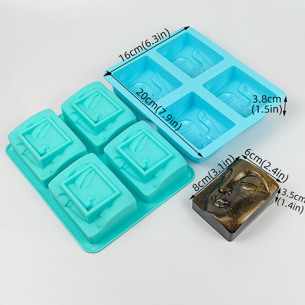 4 Holes Buddha Portrait Soap M - Soap Making Lye avis et prix